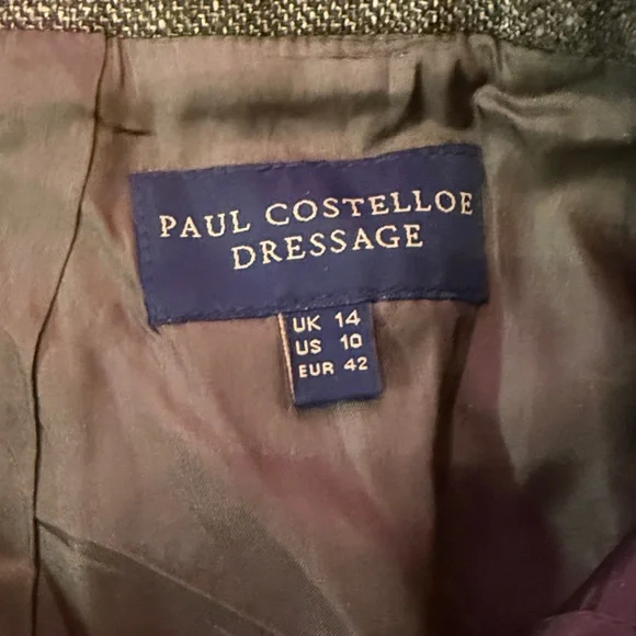 Paul costelloe dressage maxi tweed wool skirt - Picture 2 of 3